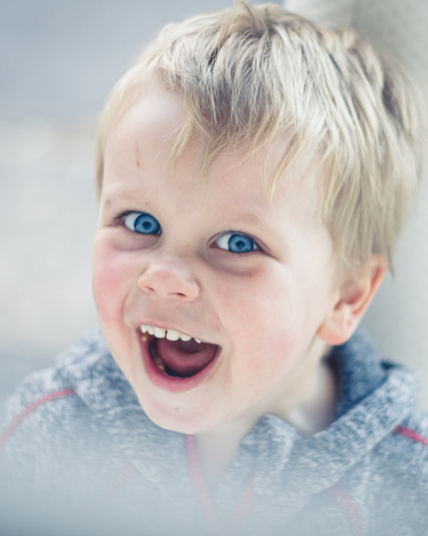 Spontanes Kinderportrait